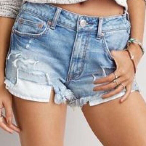 American Eagle Hi-Rise Shorts - Picture 1 of 4